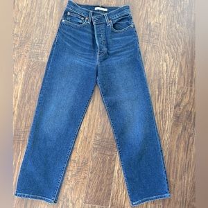 LEVI’S - Ribcage straight ankle - Dark wash